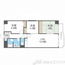 ラフィーネ高塚の物件間取画像